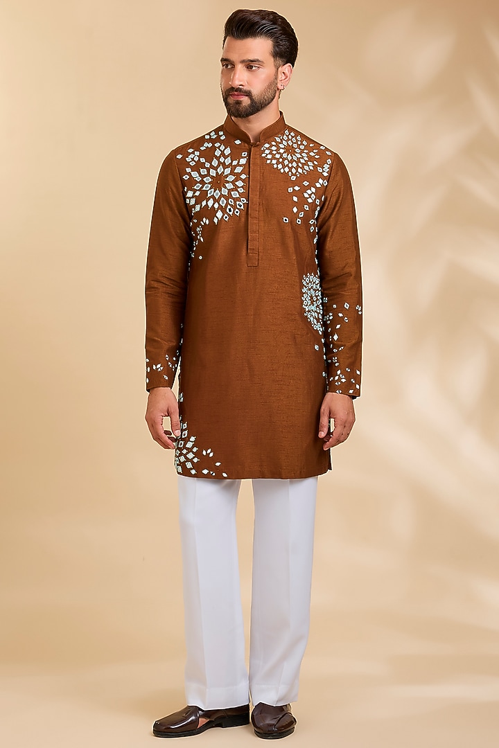White Cotton Twill Pants by Rohit Doshi at Pernia's Pop Up Shop