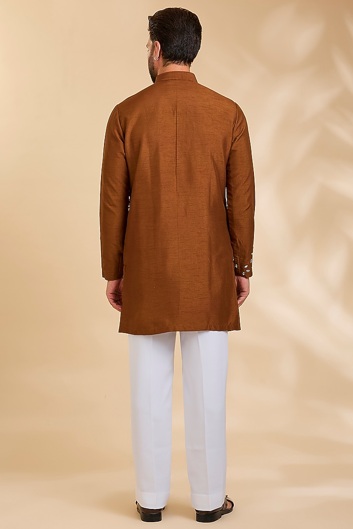 White Cotton Twill Pants by Rohit Doshi at Pernia's Pop Up Shop
