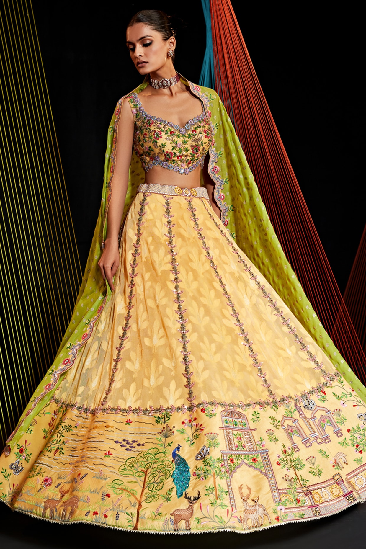 Latest Banarasi Silk Bollywood Style Lehenga for Women for festival party  wear wedding navratri and special