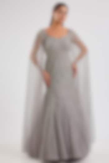 Lilac Net Bridal Gown by ROQA | Siddharth Khurana & Kartik Khurana at Pernia's Pop Up Shop