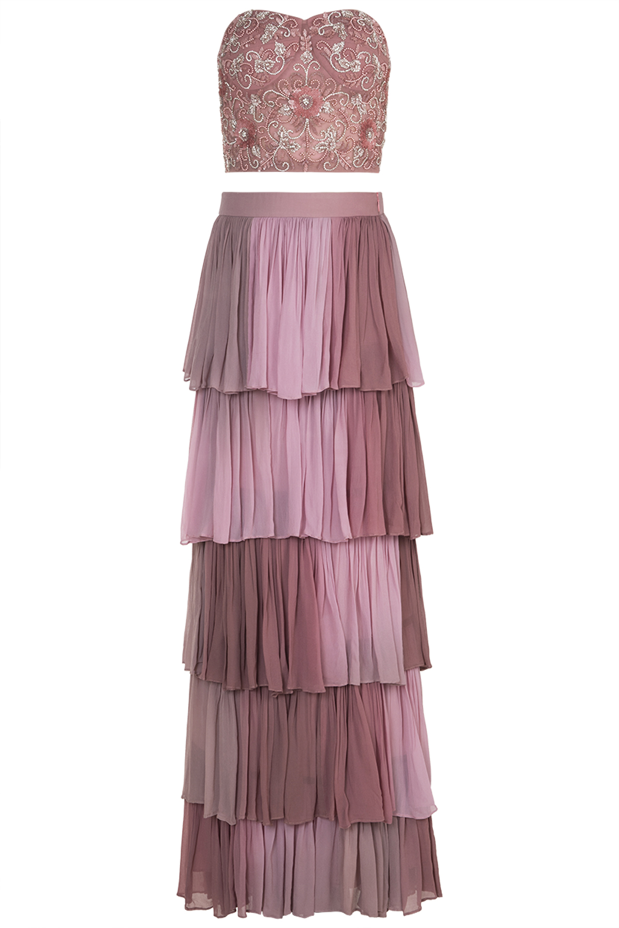 pink corset skirt