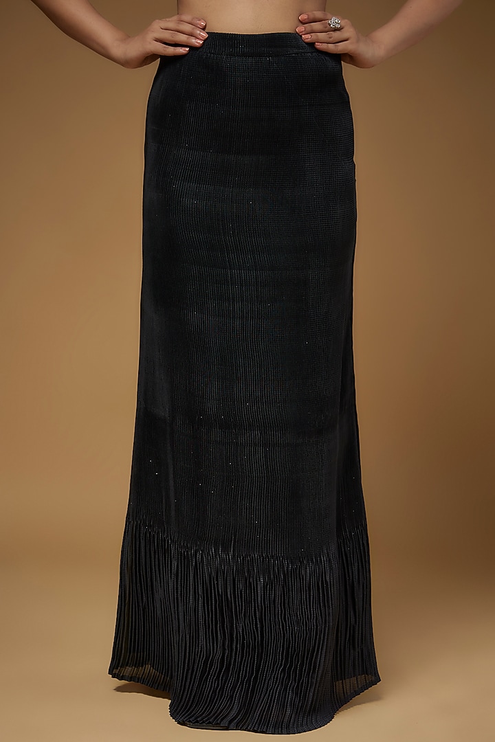 Black Organza Skirt Set by Rozina at Pernia's Pop Up Shop