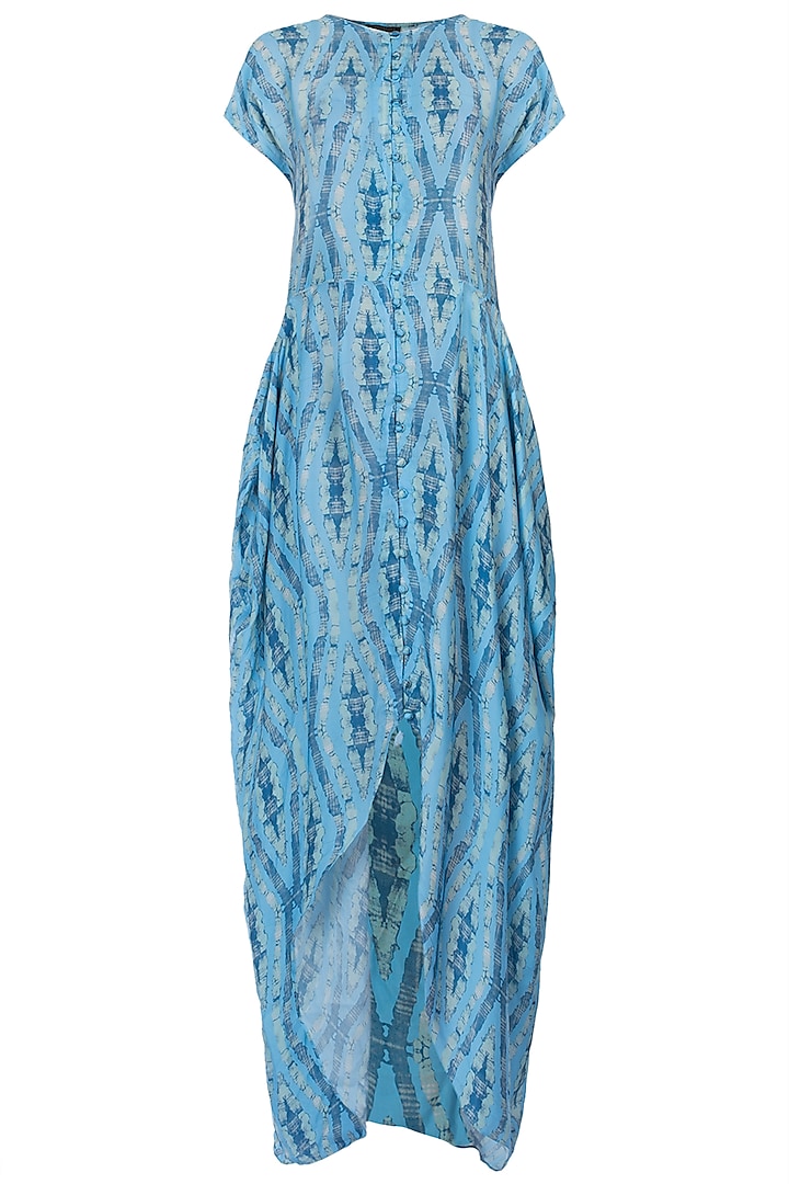 Blue maxi dress available only at Pernia's Pop Up Shop. 2023