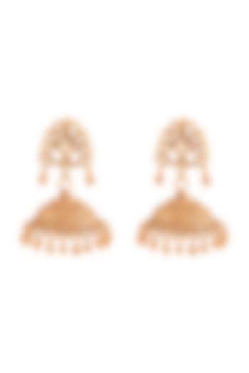 Gold Plated Bhani Jhumki Earrings by Anita Dongre Silver Jewellery