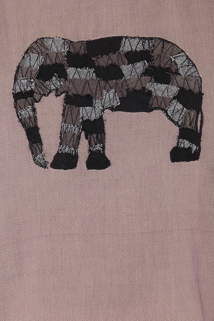 Purple appliqued motif top available only at Pernia's Pop Up Shop.