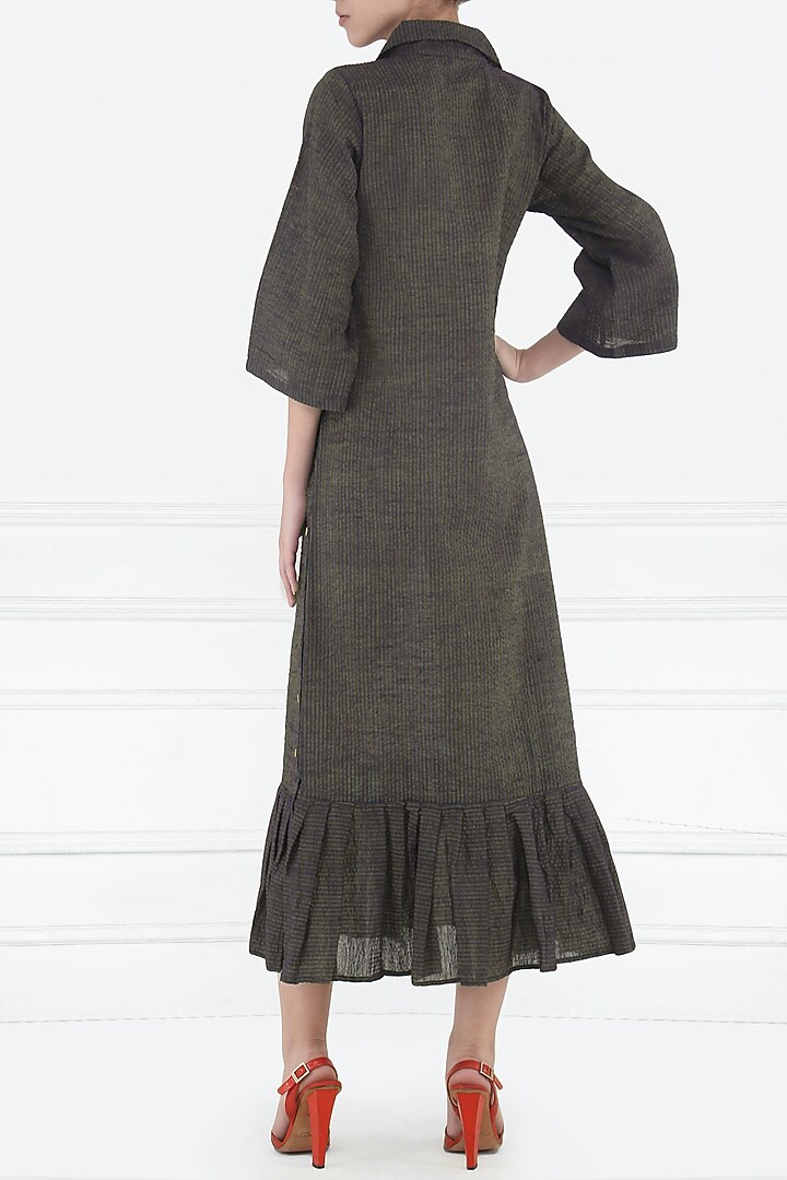 Ash side slit shirt dress available only at Pernia's Pop Up Shop.