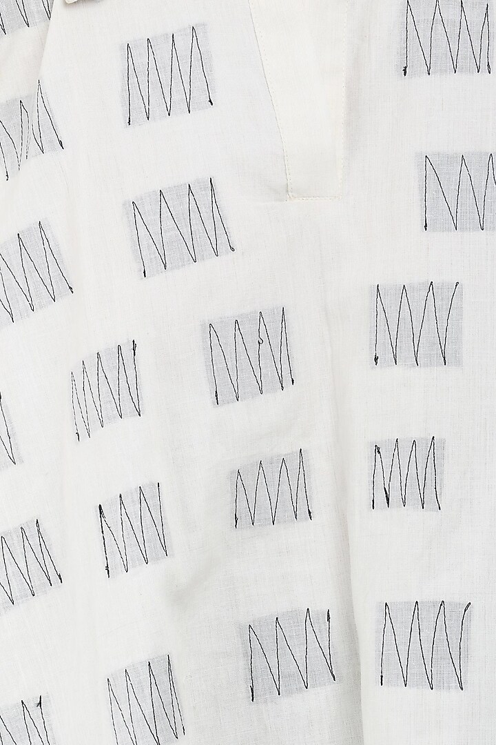White layered top available only at Pernia's Pop Up Shop.