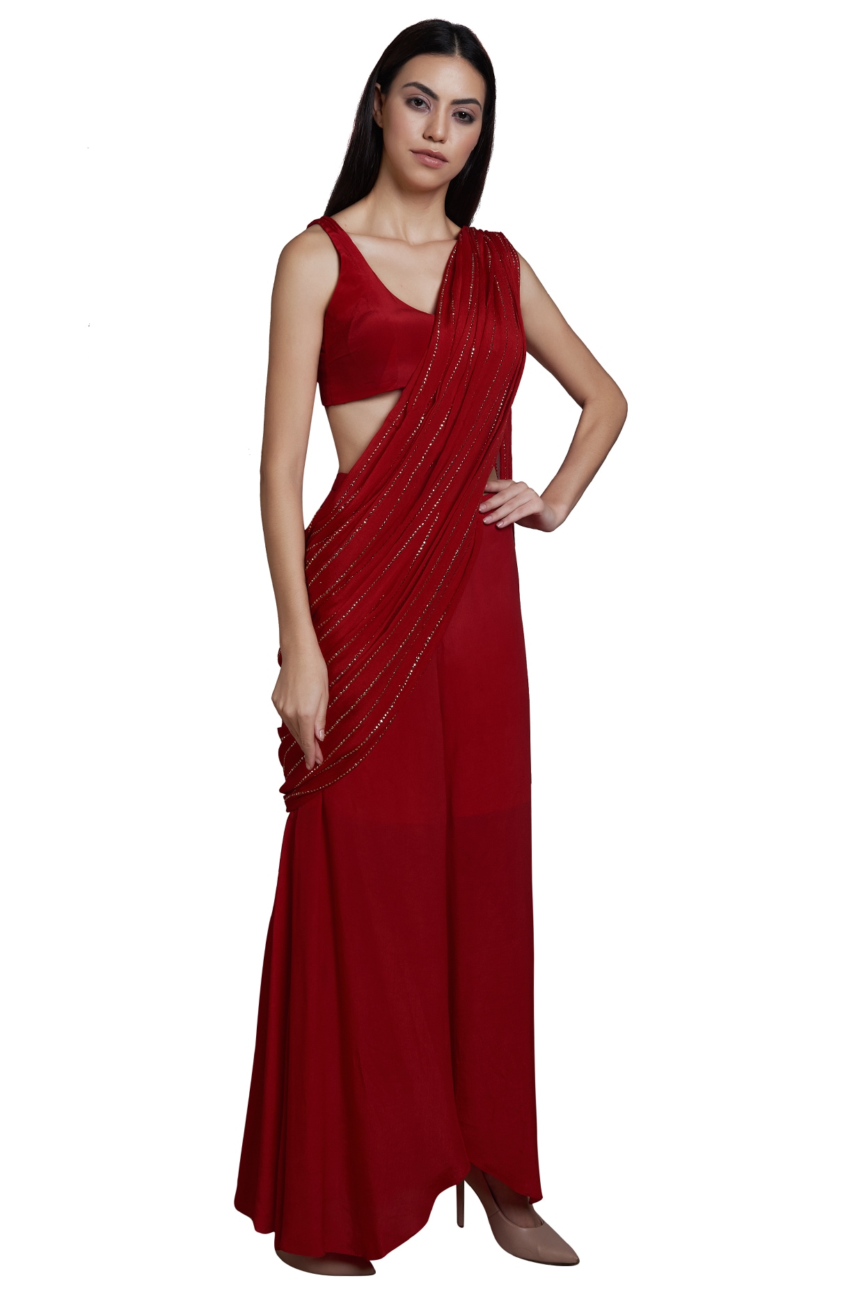 Women Sarees Saree Blouse Printed Partywear - Buy Women Sarees Saree Blouse  Printed Partywear online in India