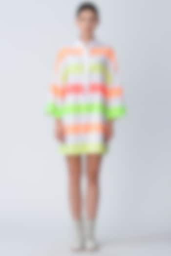 Multi Colored Printed Shirt by Rajesh Pratap Singh at Pernia's Pop Up Shop