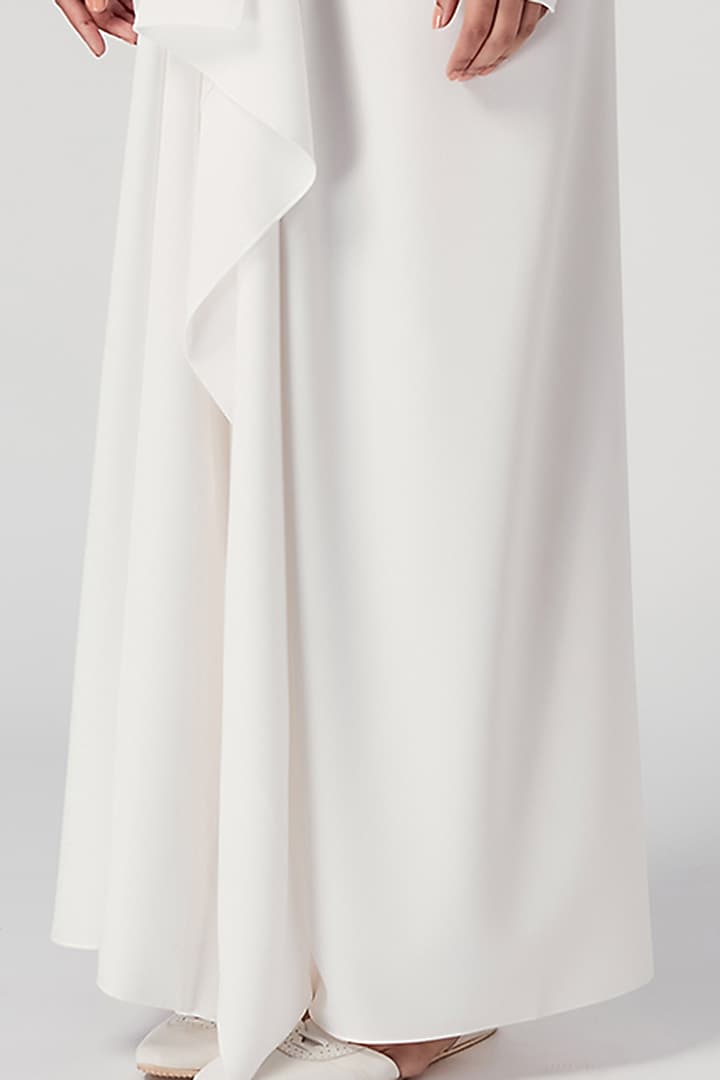 White Knotted Cocktail Dress by Rajesh Pratap Singh at Pernia's Pop Up Shop