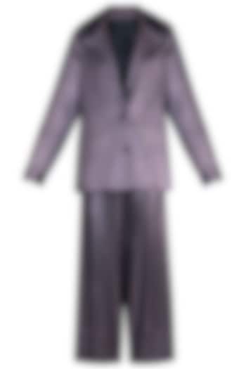 Lilac Coat Suit by Rs By Rippii Sethi