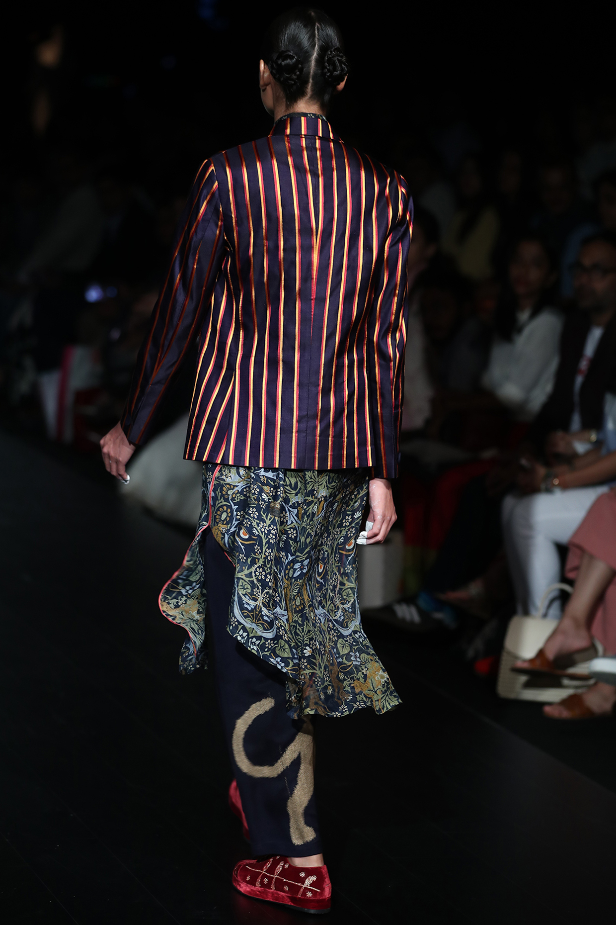 Green Printed Tunic by Rajesh Pratap Singh