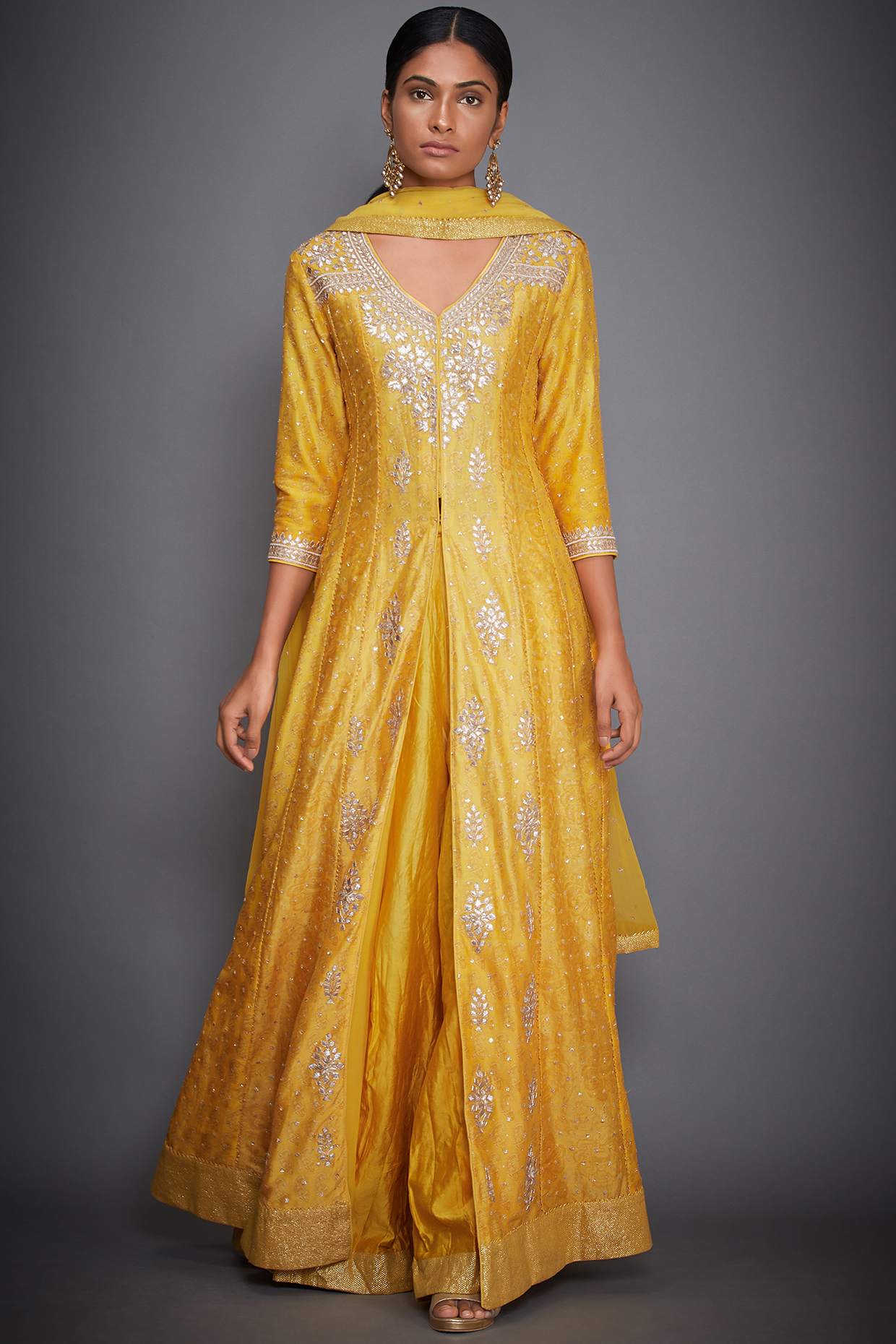 Ritu kumar yellow dress top