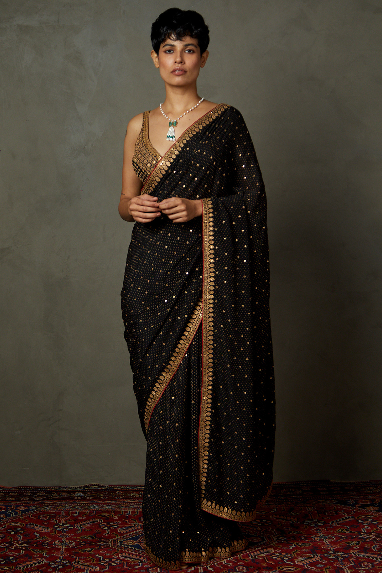 Buy Ritu Kumar Inspired Beautiful Heave Sequins Work Saree Online in India  - Etsy