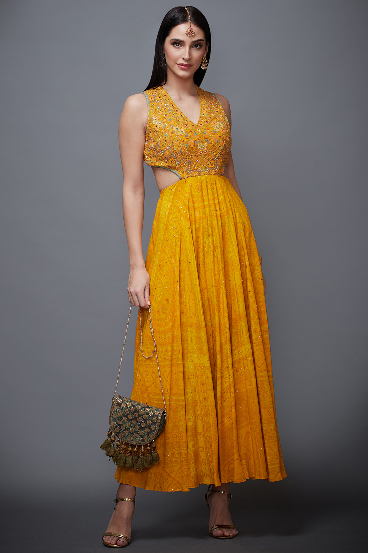 Ritu kumar yellow dress new arrivals