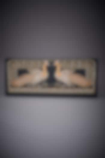 Black & Gold Embroidered Clutch by Ri Ritu Kumar at Pernia's Pop Up Shop