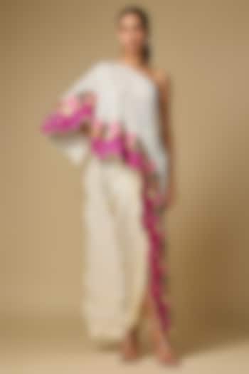 Amber-Colored Silk Satin Pant Set by Rashi Kapoor at Pernia's Pop Up Shop