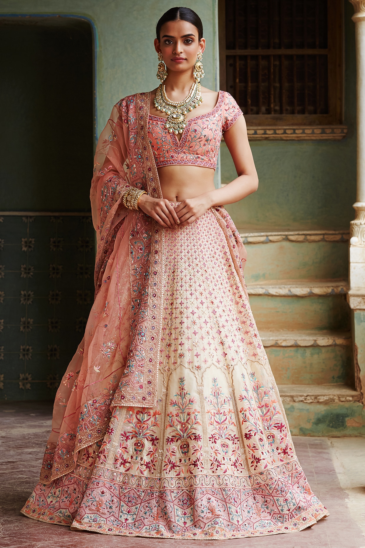 Exquisite Embroidered Lehenga by Rahul Mishra - Indian Couture 2020