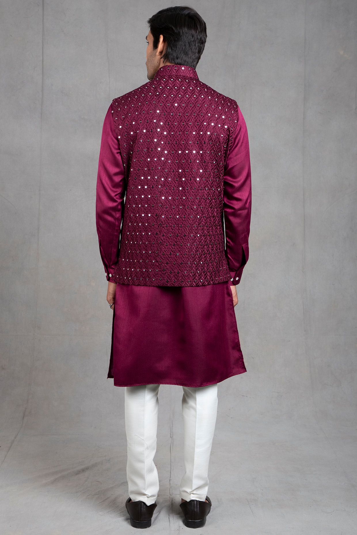 Buy RYLEN Men's Silk Kurta Pajama With Modi Jacket, nehru Jacket With Kurta  Pajama, Wedding Dress For Men, Indian Waistcoat For Men Online at Best  Prices in India - JioMart.