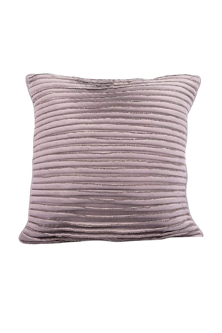 White Tesco Ginger Premium Corduroy Cushion Cover by Ratios at Pernia's Pop Up Shop