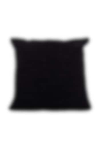 Black Tesco Ginger Premium Corduroy Cushion Cover by Ratios at Pernia's Pop Up Shop