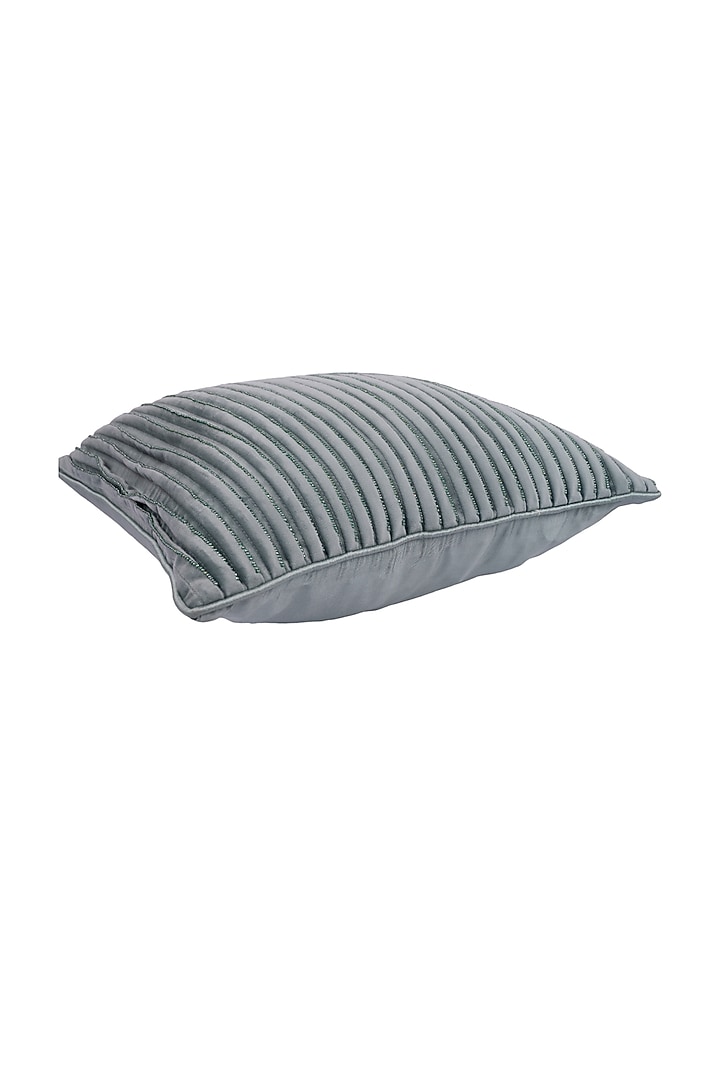 Grey Tesco Ginger Premium Corduroy Cushion Cover by Ratios at Pernia's Pop Up Shop