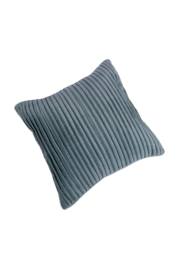 Grey Tesco Ginger Premium Corduroy Cushion Cover by Ratios at Pernia's Pop Up Shop