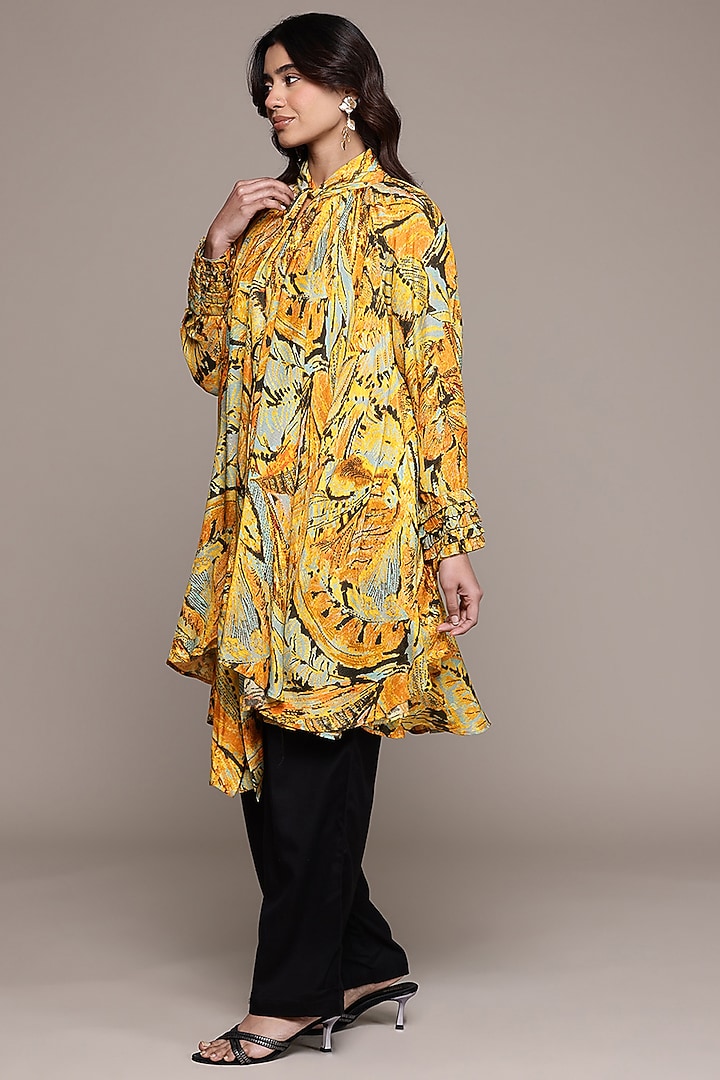 Orange Belcon Lurex Top by Ritu Kumar at Pernia's Pop Up Shop