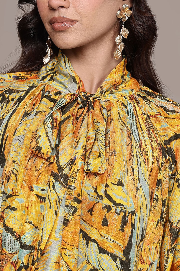 Orange Belcon Lurex Top by Ritu Kumar at Pernia's Pop Up Shop