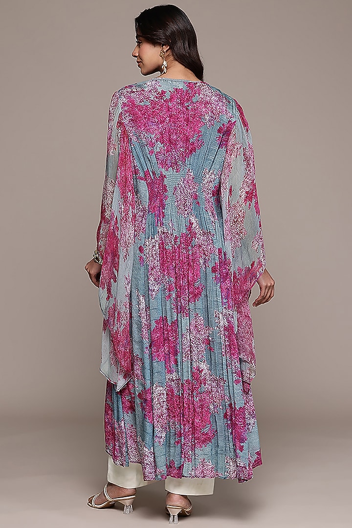 Purple Viscose Chinon Kaftan by Ritu Kumar at Pernia's Pop Up Shop
