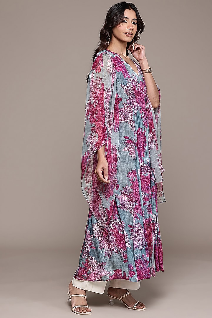 Purple Viscose Chinon Kaftan by Ritu Kumar at Pernia's Pop Up Shop