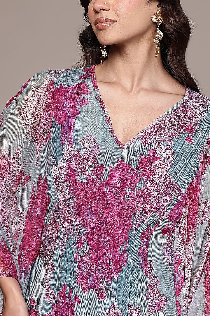 Purple Viscose Chinon Kaftan by Ritu Kumar at Pernia's Pop Up Shop