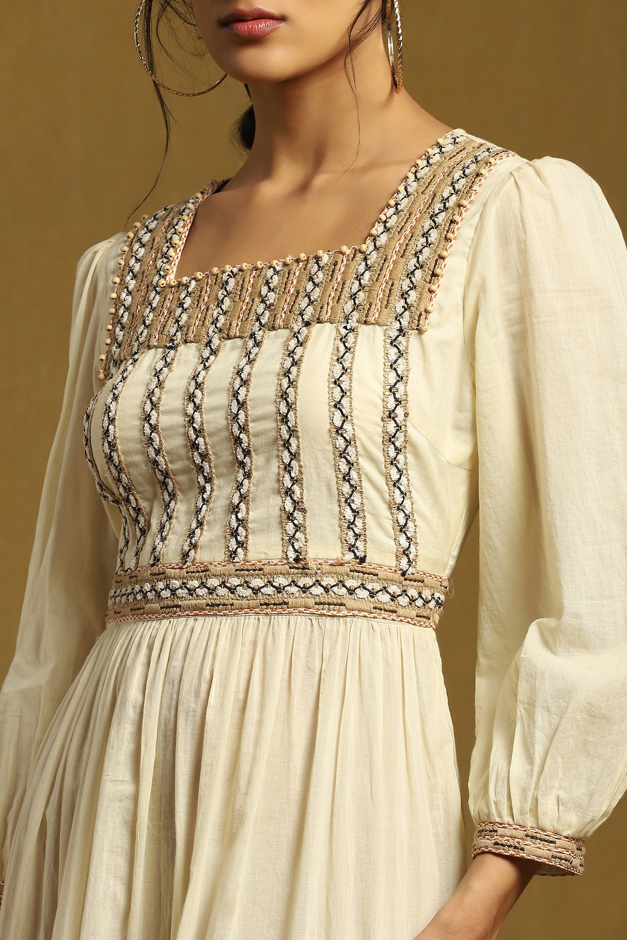 sachin and babi light blue dress Buy Label Ritu Kumar Embroidered Puff Sleeve Bodycon Mini Dress - Dresses  for Women 22374548