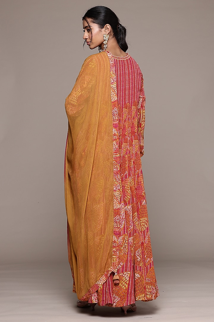 Rust Viscose Kurta Set by Ritu Kumar at Pernia's Pop Up Shop