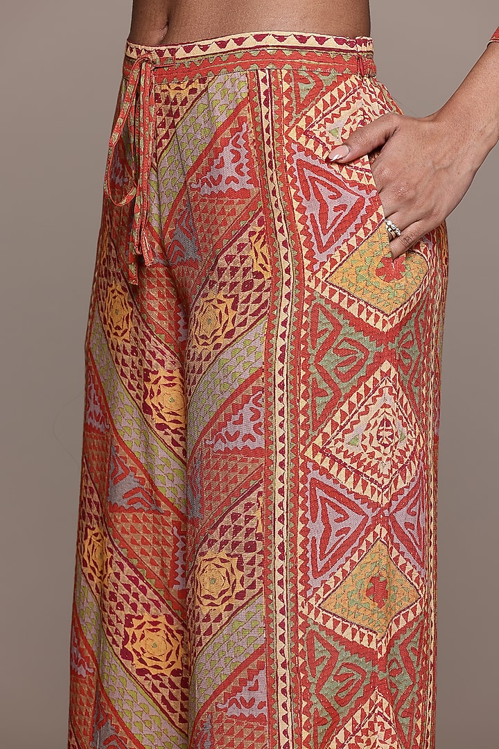 Rust Viscose Co-Ord Set by Ritu Kumar at Pernia's Pop Up Shop