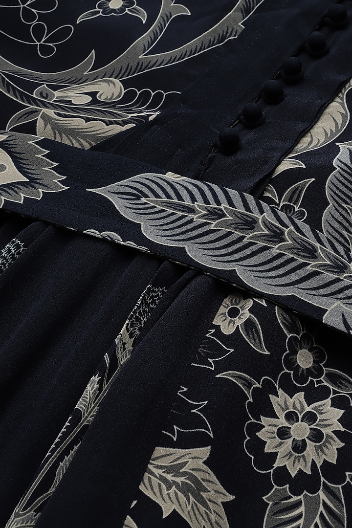 Black Viscose Vacation Dress by Ritu Kumar at Pernia's Pop Up Shop