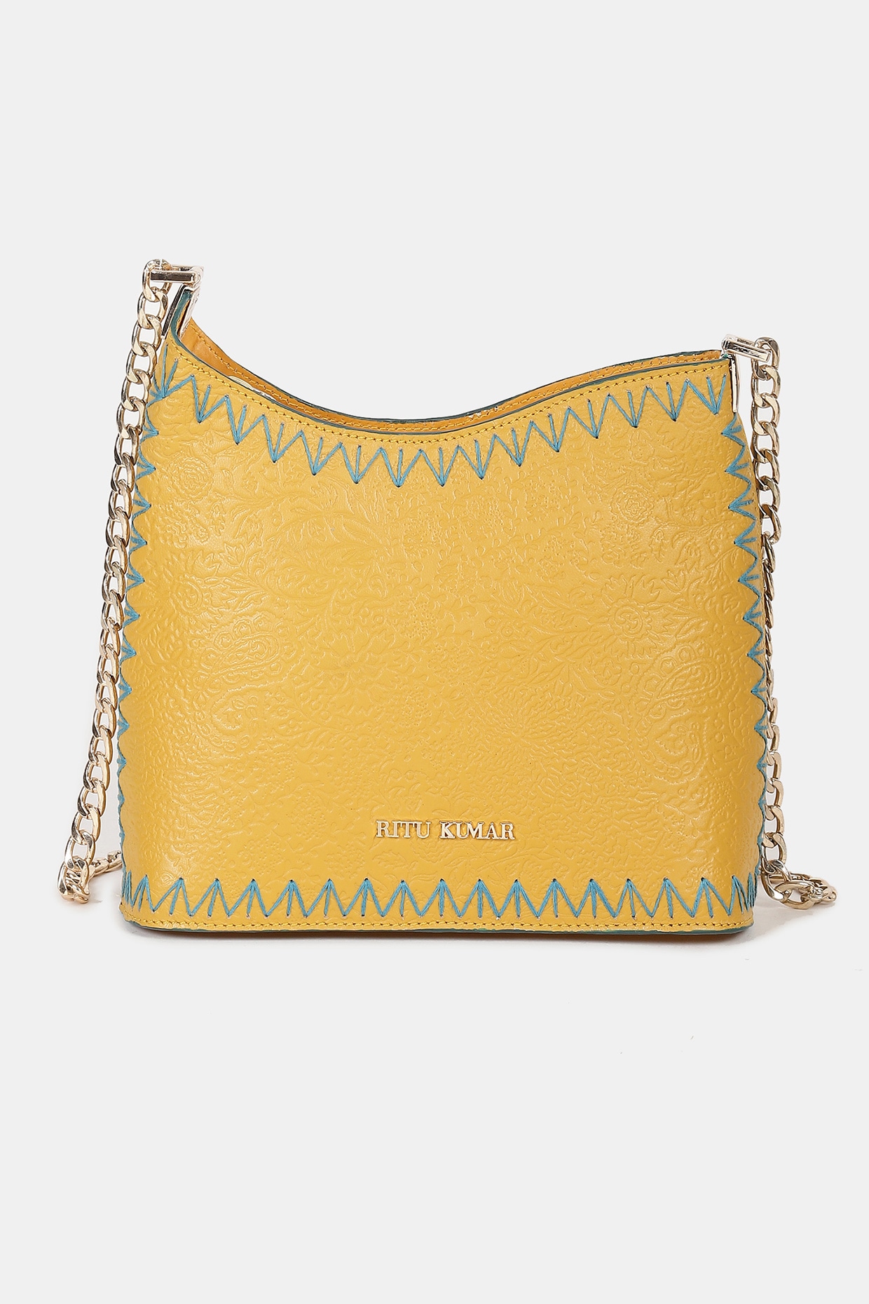 Buy Multi Color Embossed Leather Missoni Handbag Online - Ritu Kumar  International Store View