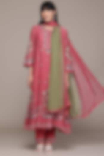 Pink Cotton & Silk Kurta Set by Ritu Kumar at Pernia's Pop Up Shop