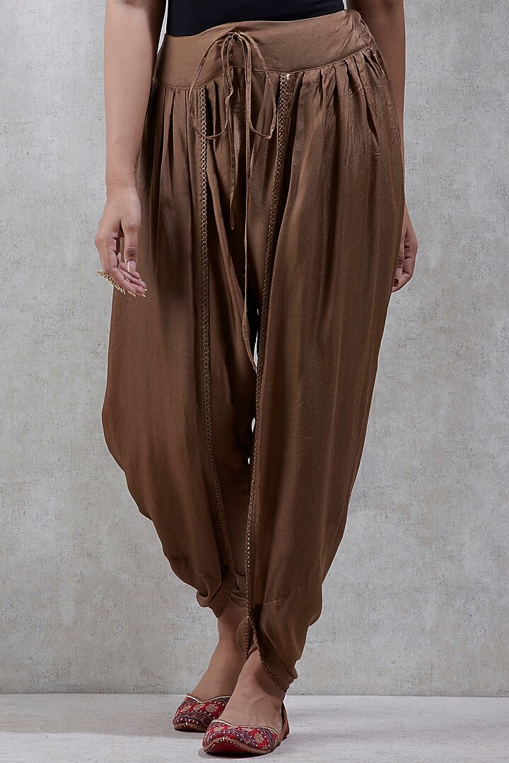 Golden Dhoti Pants by Ritu Kumar at Pernia's Pop Up Shop