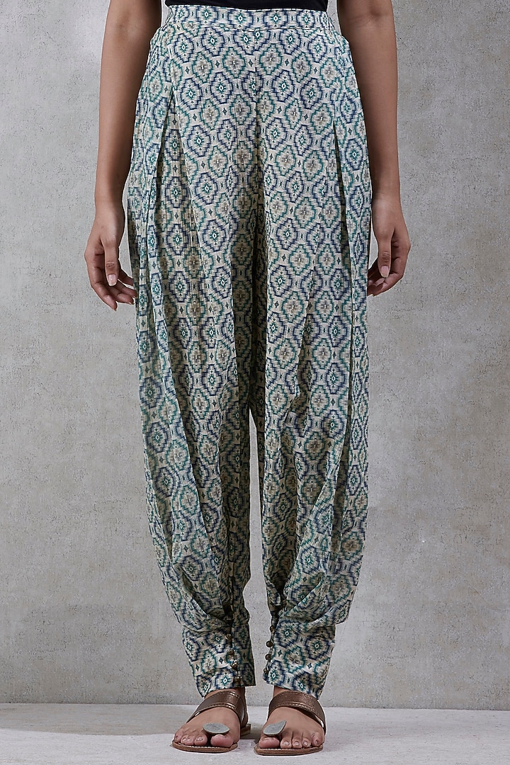 Beige Dhoti Pants by Ritu Kumar at Pernia's Pop Up Shop