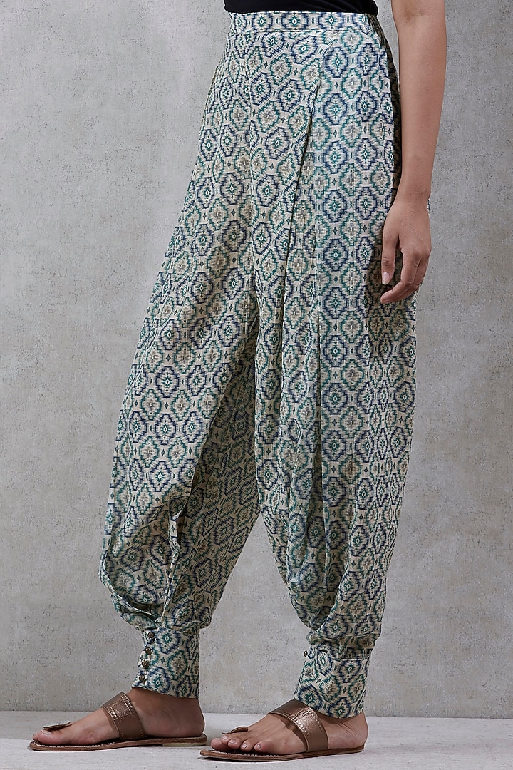 Beige Dhoti Pants by Ritu Kumar at Pernia's Pop Up Shop