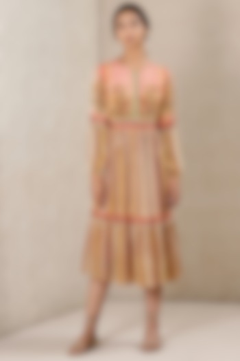 Pink Ervin Printed Summer Dress by Ritu Kumar at Pernia's Pop Up Shop