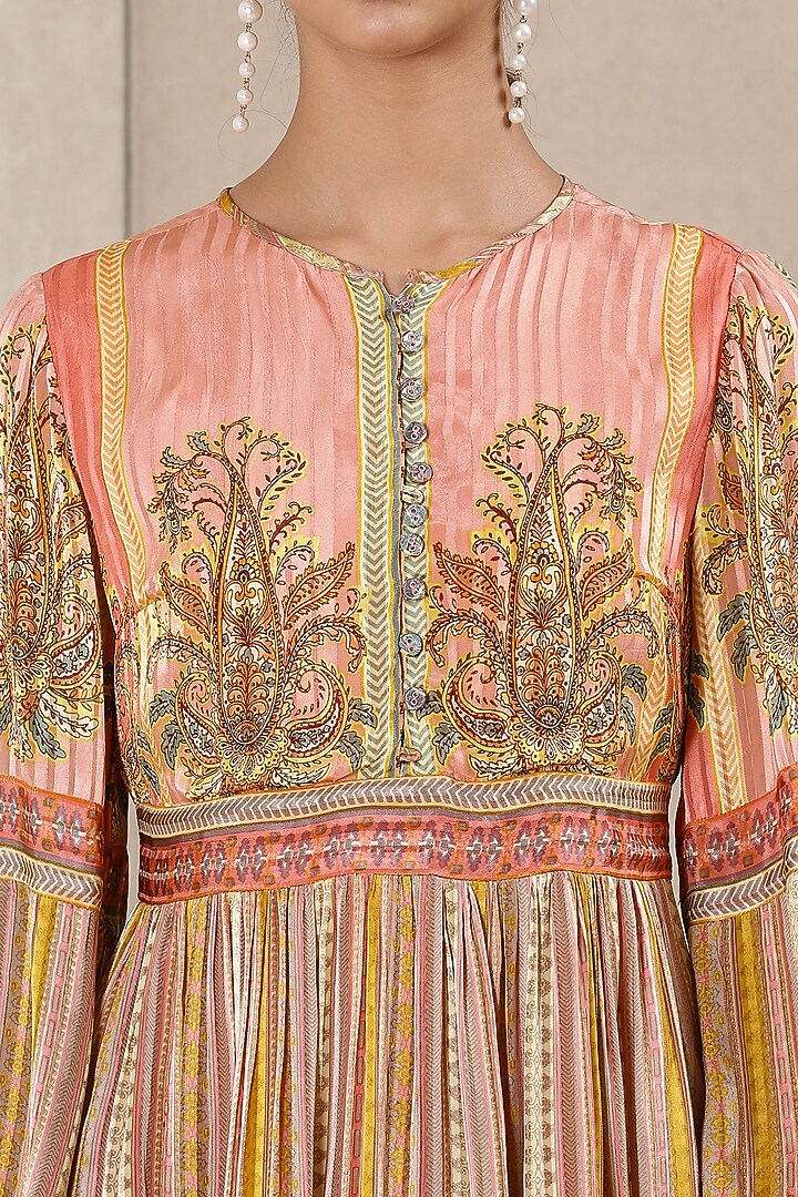 Pink Ervin Printed Summer Dress by Ritu Kumar at Pernia's Pop Up Shop