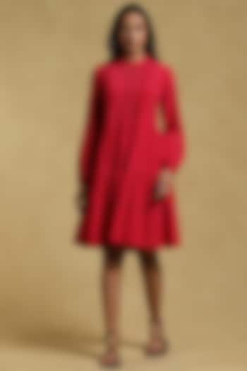 Pink Vintage Crepe Summer Dress by Ritu Kumar at Pernia's Pop Up Shop