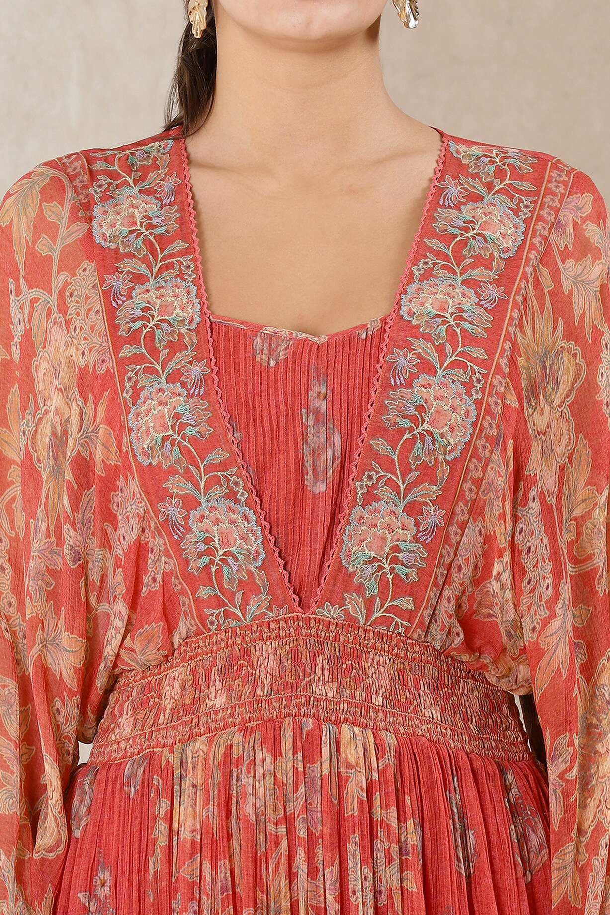 spell hendrix boho dress dusty pink Kaftan dress main image 0