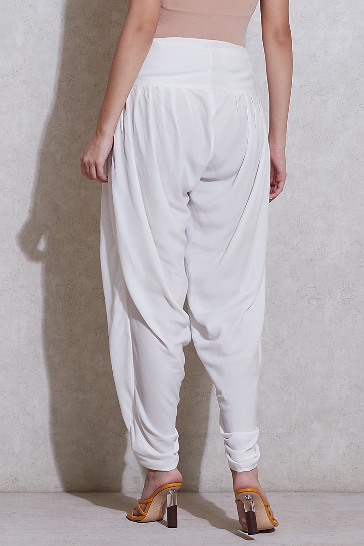 Ivory Dhoti Pants by Ritu Kumar at Pernia's Pop Up Shop