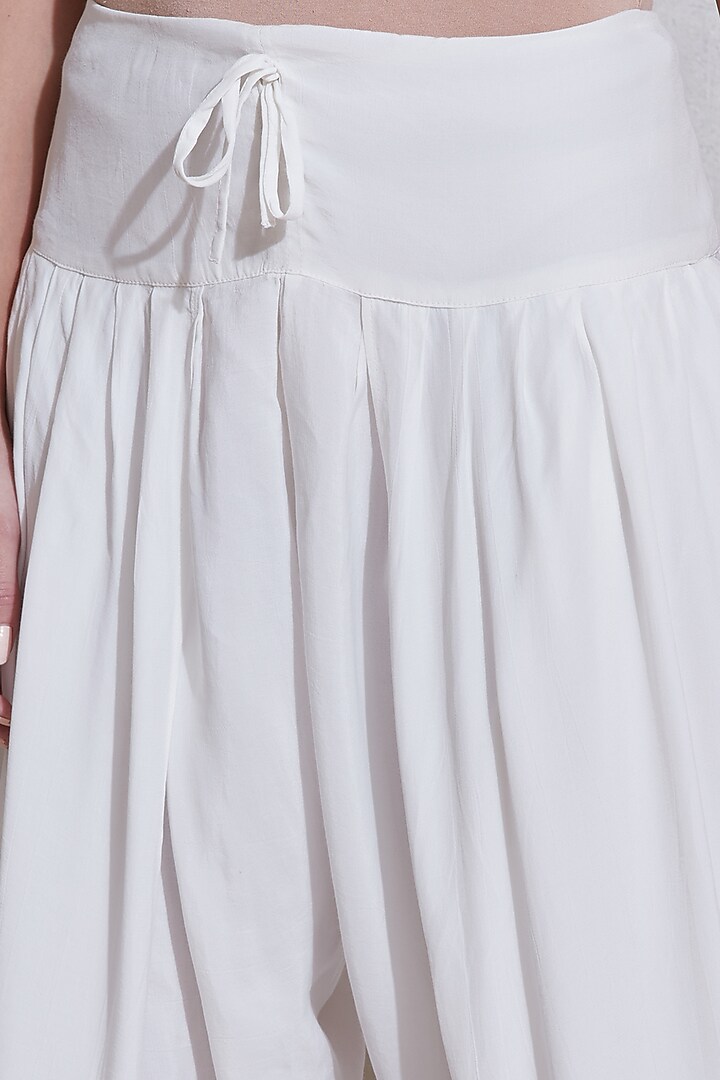 Ivory Dhoti Pants by Ritu Kumar at Pernia's Pop Up Shop