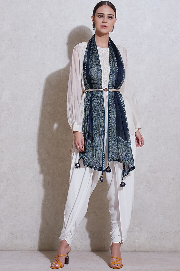 Ivory Dhoti Pants by Ritu Kumar at Pernia's Pop Up Shop