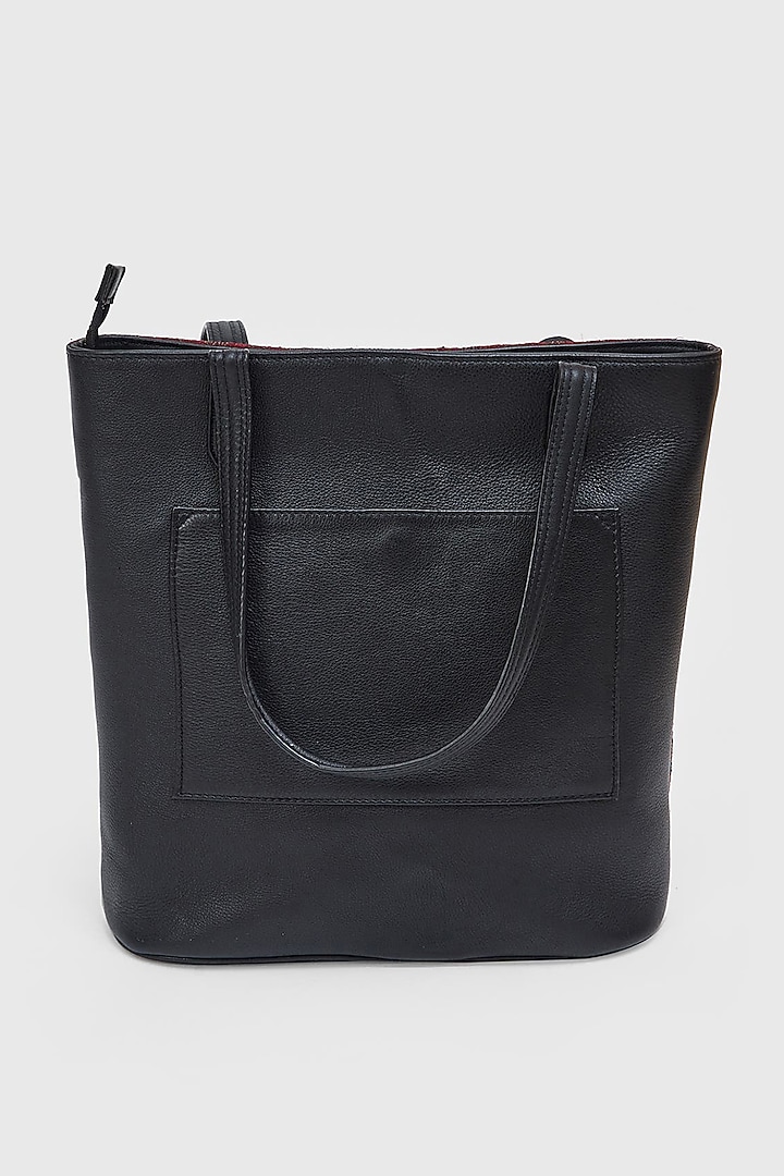 Wine Printed Tote Bag by Ritu Kumar at Pernia's Pop Up Shop