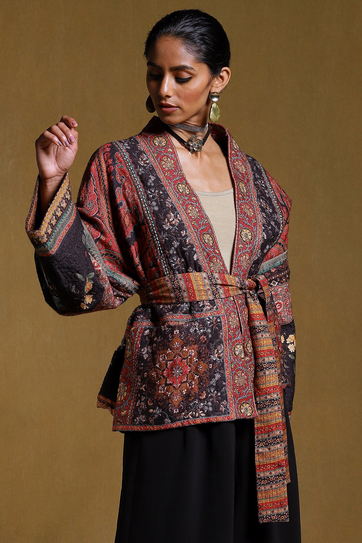 Buy Ritu Kumar Blue Paisley Print Jacket for Women Online @ Tata CLiQ Luxury